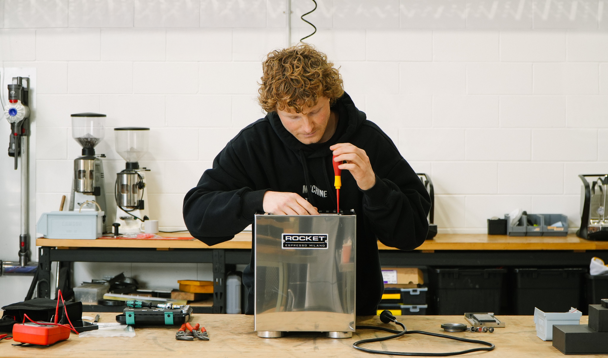Domestic coffee machine service by Machine Ltd in Auckland